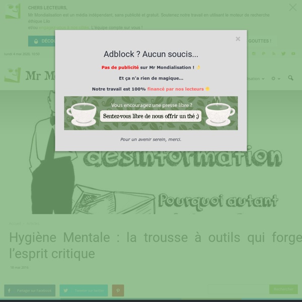 Hygiène Mentale : la trousse à outils qui forge l’esprit critique