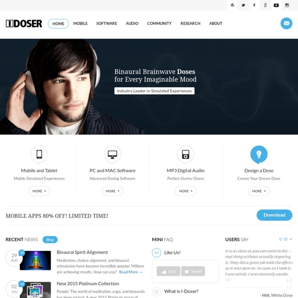 I-Doser.com: Digital Doses