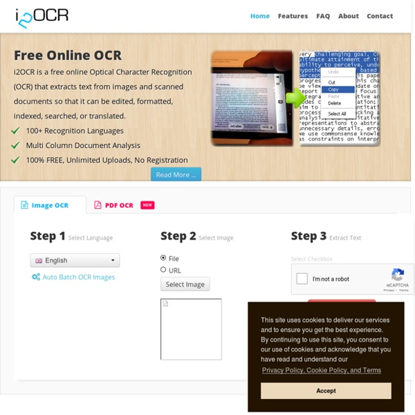 i2OCR - Free Online OCR