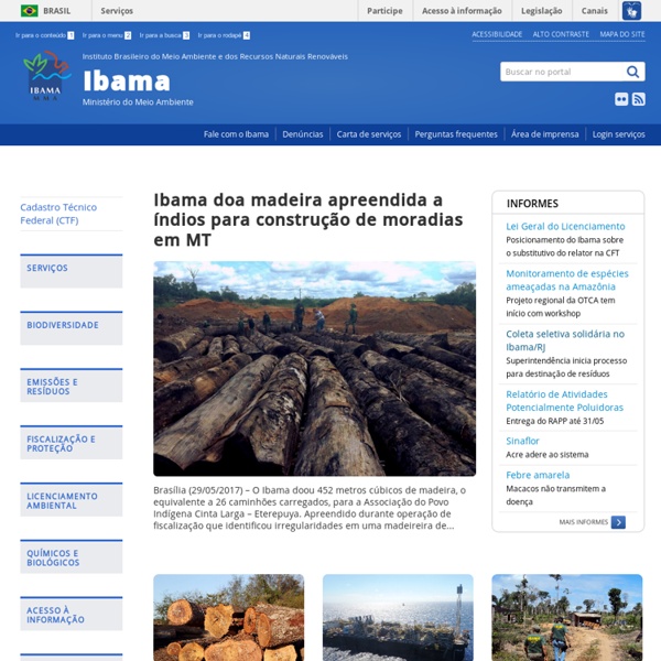 IBAMA - Instituto Brasileiro do Meio Ambiente e dos Recursos Naturais Renov veis