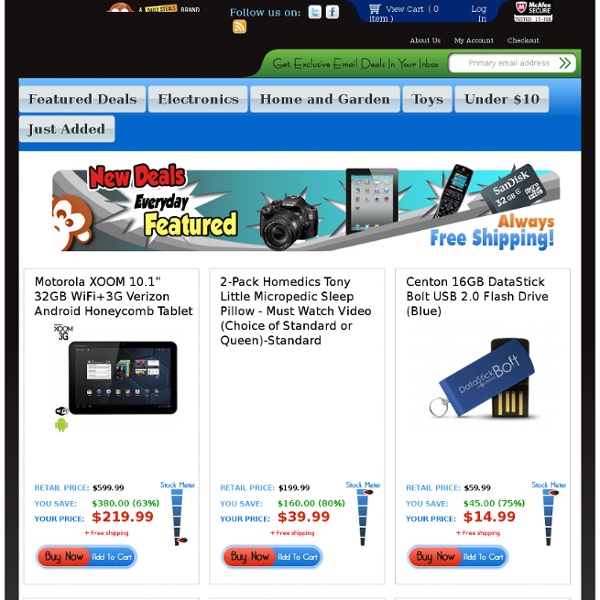Icemonkey.com: Deals 'Till Sold Out: Electronics, Home & Garden, Jewelry, Toys & More