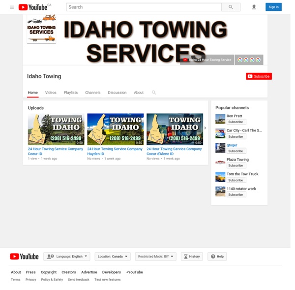 Idaho Towing - YouTube