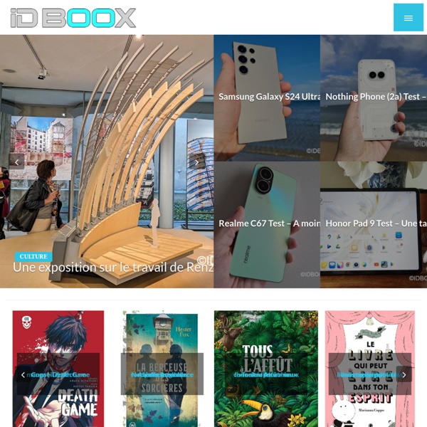 IDBOOX Tout savoir sur les ebooks, les smartphones et la culture hight-tech