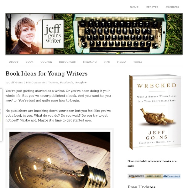 Book Ideas for Young Writers