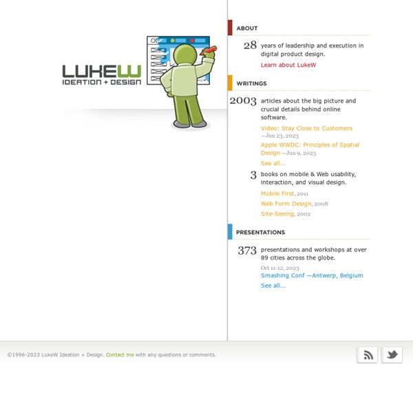 LukeW Interface Designs