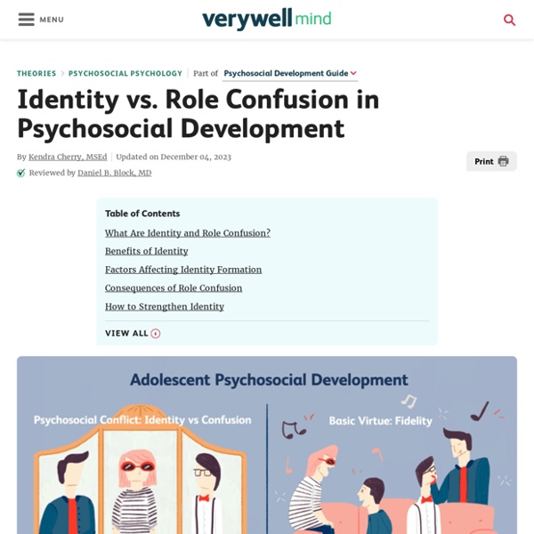 Stage 5: Identity vs Role Confusion