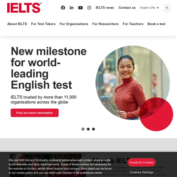 IELTS Home of the English Language Test