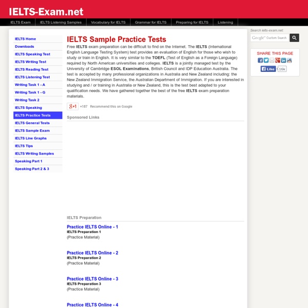 IELTS Practice Tests