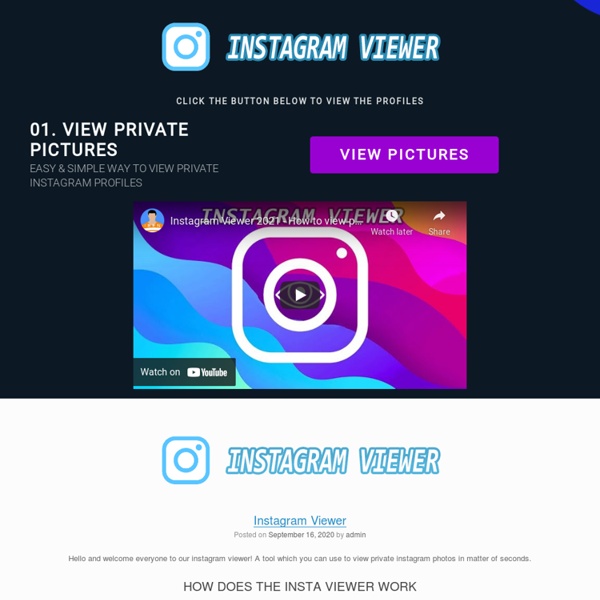 IG VIEWER: Private Instagram Account Viewer