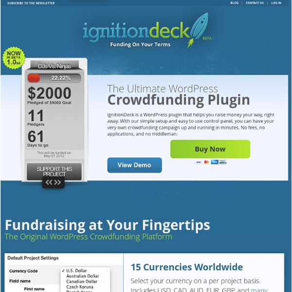Crowdfunding On Your TermsIgnitionDeck