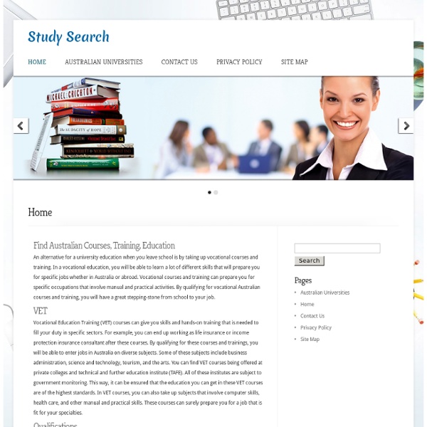 Study Search - Find Australian Courses, Training, Education