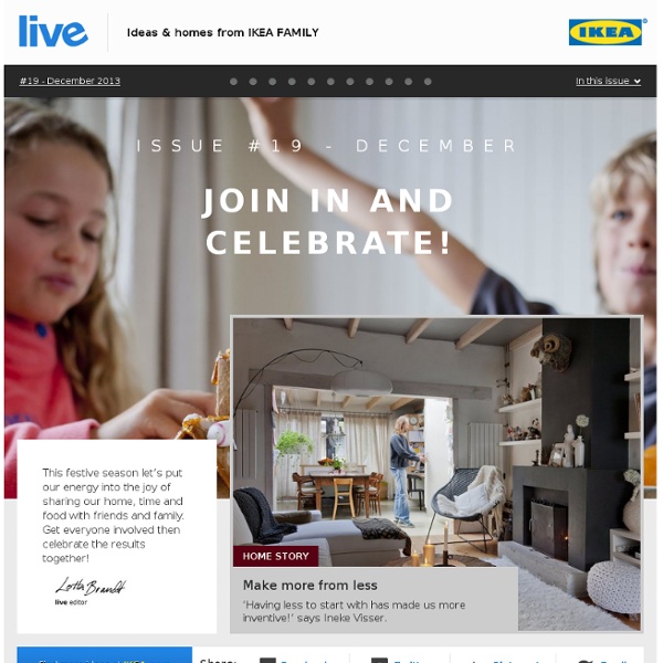 Home inspiration and ideas from IKEA FAMILY LIVE