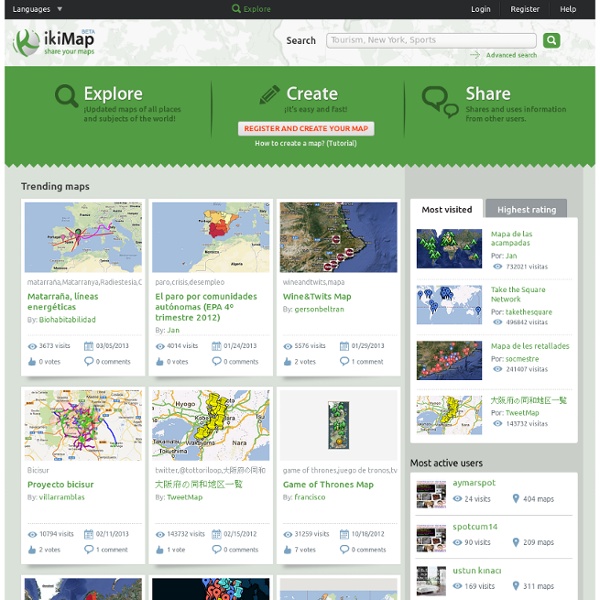 IkiMap, share your maps