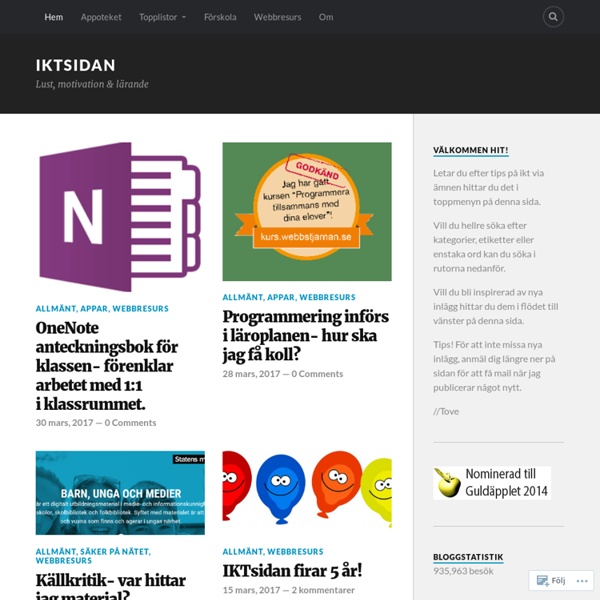 Lust, motivation och lärande