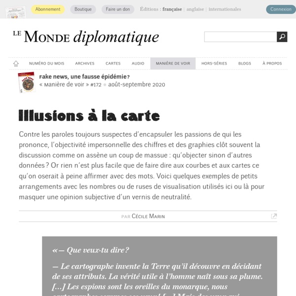 Illusions à la carte, par Cécile Marin (Le Monde diplomatique, août 2020)