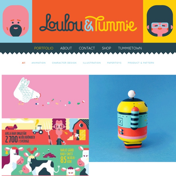 Loulou and Tummie – Illustration, animation, character design