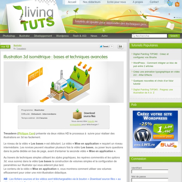 Living Tuts : Tutoriels de qualité pour apprendre Photoshop, le webdesign, le développement web, le digital painting, etc...
