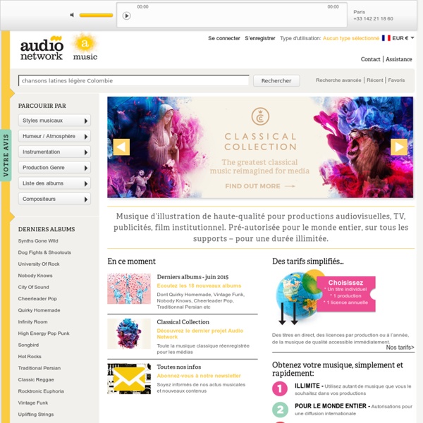 Bienvenue chez A-Music - Musique d’illustration