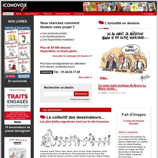 Dessins de presse - Illustrations : ICONOVOX - Source d'iconographie