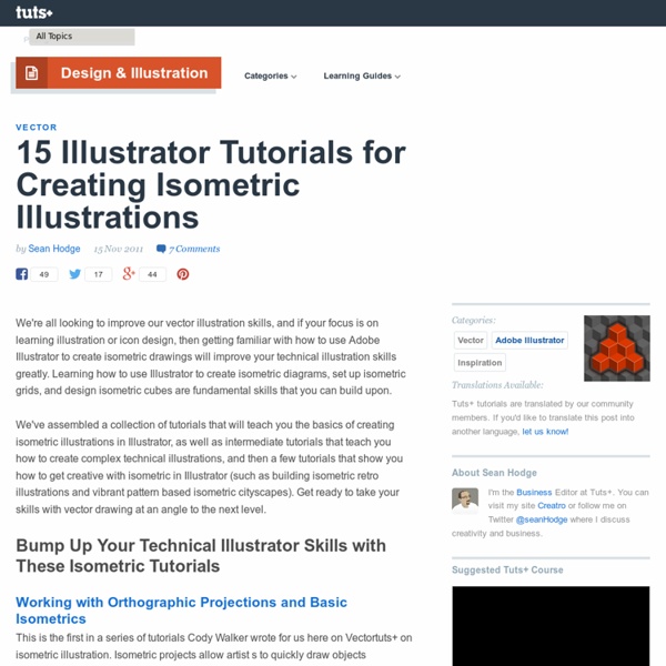 15 Isometric Illustrations Illustrator Tutorials
