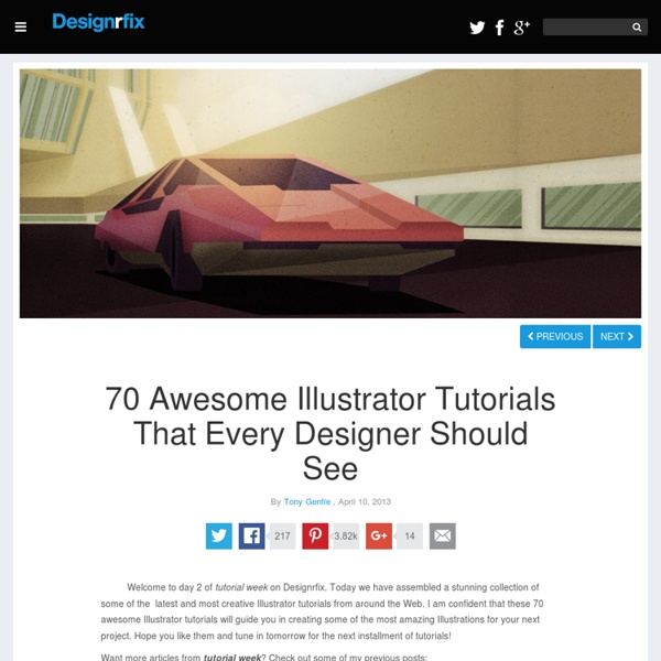 70 Illustrator Tutorials