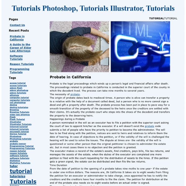 All Categories - tutorialicious : Community driven Programming and Photoshop tutorial links