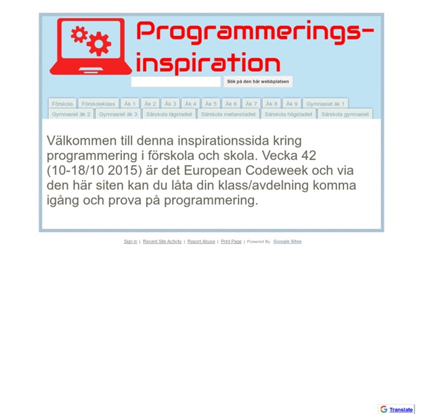 Programmeringsinspiration