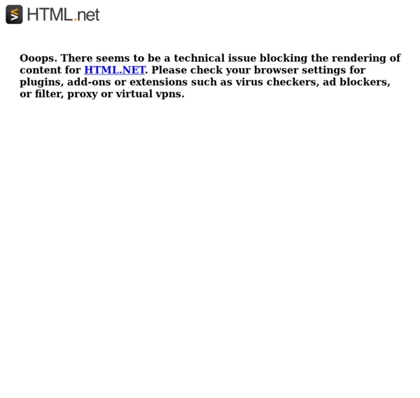 Tutoriel HTML - Table des matièresfretutorial