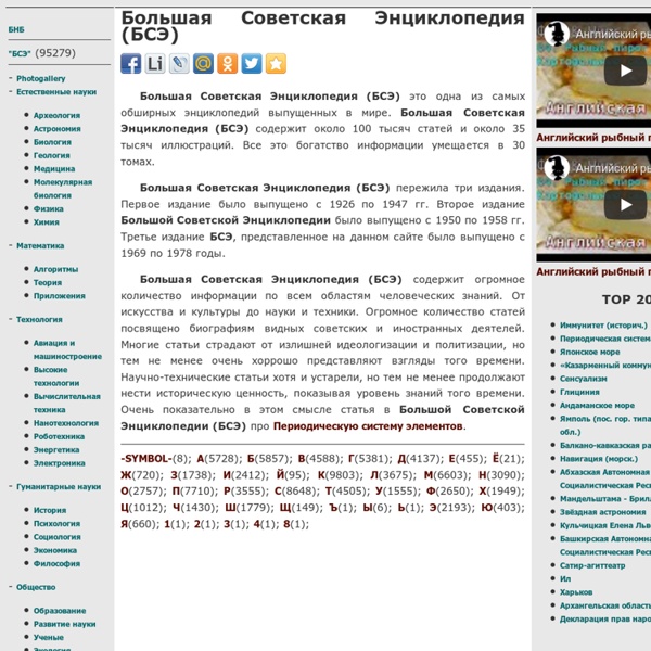 Большая Советская Энциклопедия, БСЭ - Мозилин фајерфокс (Mozilla Firefox)