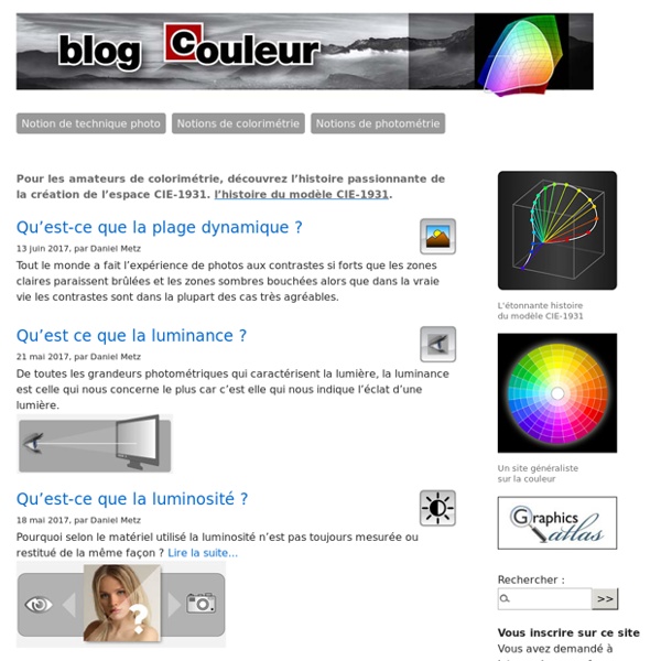 Le blog de la couleur