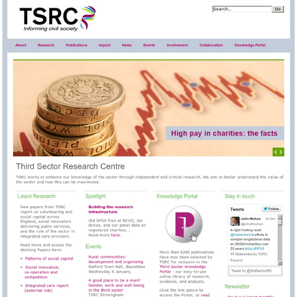 TSRC - Third Sector Research Centre
