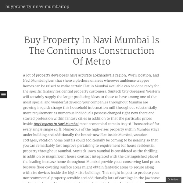 Properties In Navi Mumbai