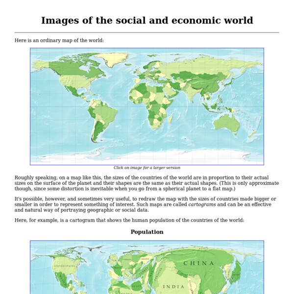 Images of the social and economic world