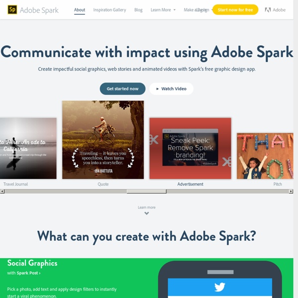 Adobe Spark Page