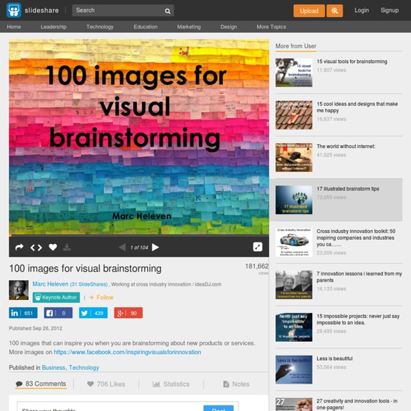 100 images for visual brainstorming