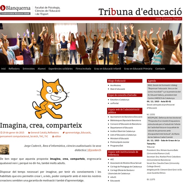 Imagina, crea, comparteix