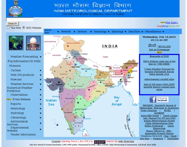 IMD - Weather on Web