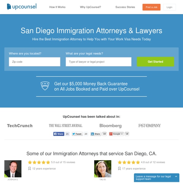 San Diego Immigration Attorneys & Lawyers for Work Visas