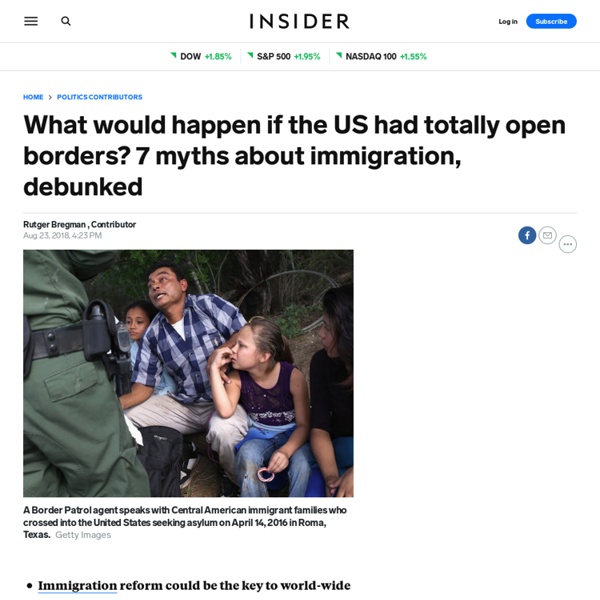 7 myths about immigration and open US borders, debunked