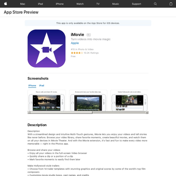 iMovie