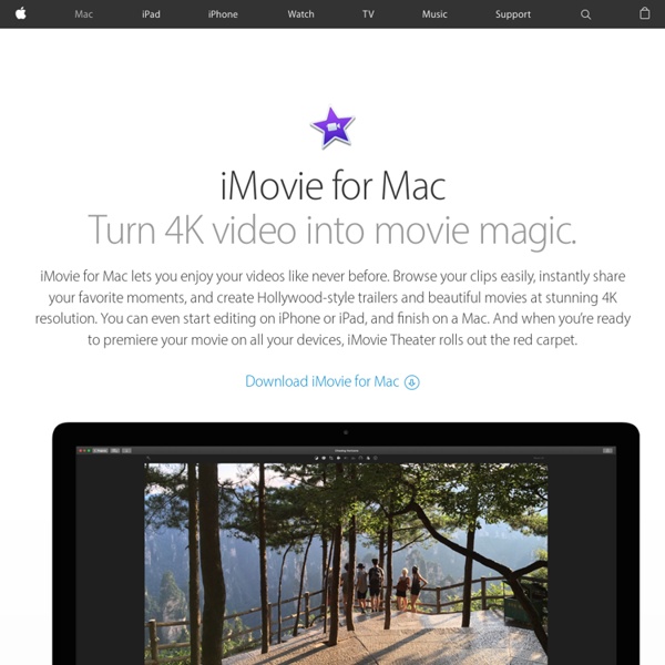 iMovie for Mac | Pearltrees