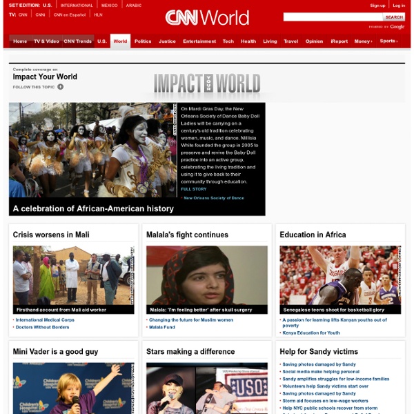 Impact Your World - Special Reports from CNN.com