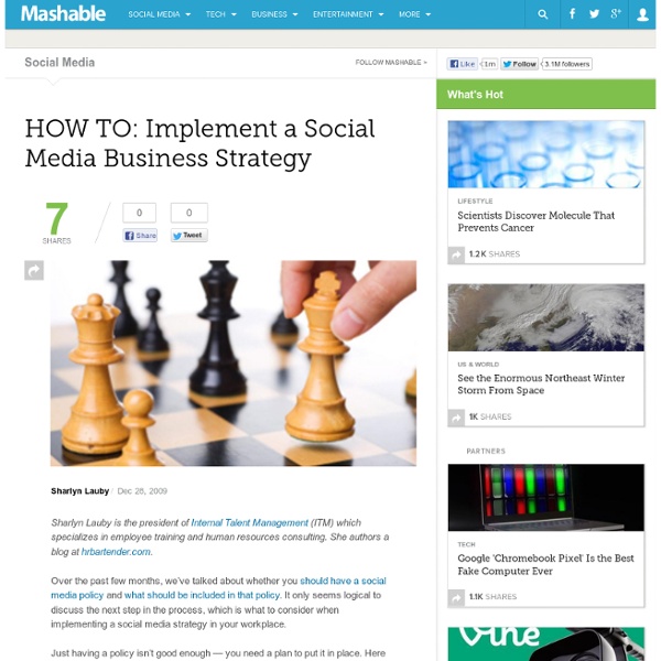 HOW TO: Implement a Social Media Business Strategy