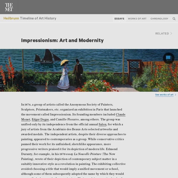Impressionism: Art and Modernity