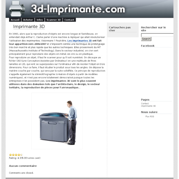 Imprimante 3D France