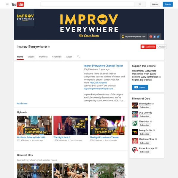 ImprovEverywhere's Channel