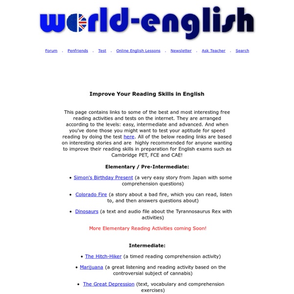 Improve English Reading Skills