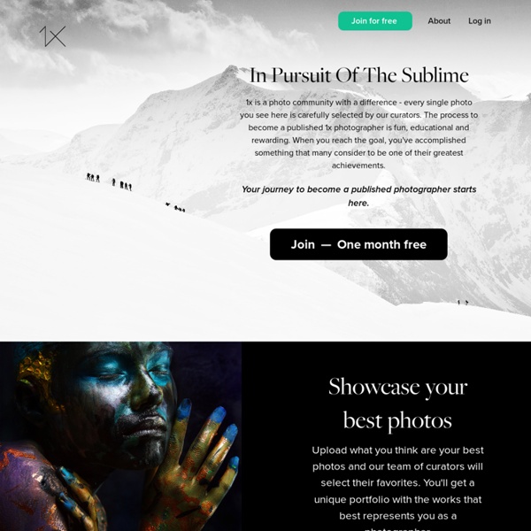 1X - Curated photography