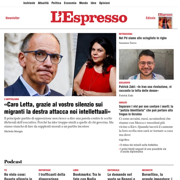 L’Espresso - Homepage