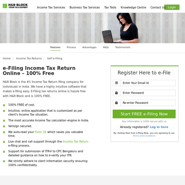 Free Online IT Returns E-filing in India